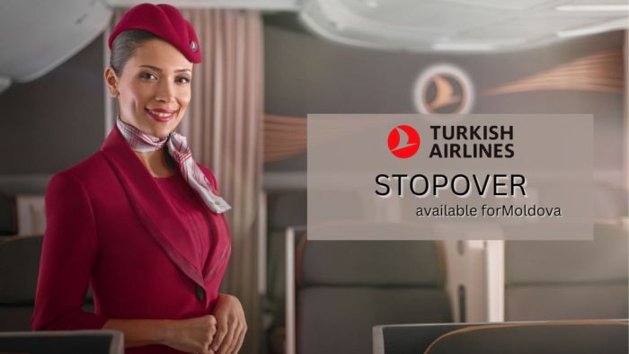 Turkish Airlines расширяет программу Stopover и в Молдове!